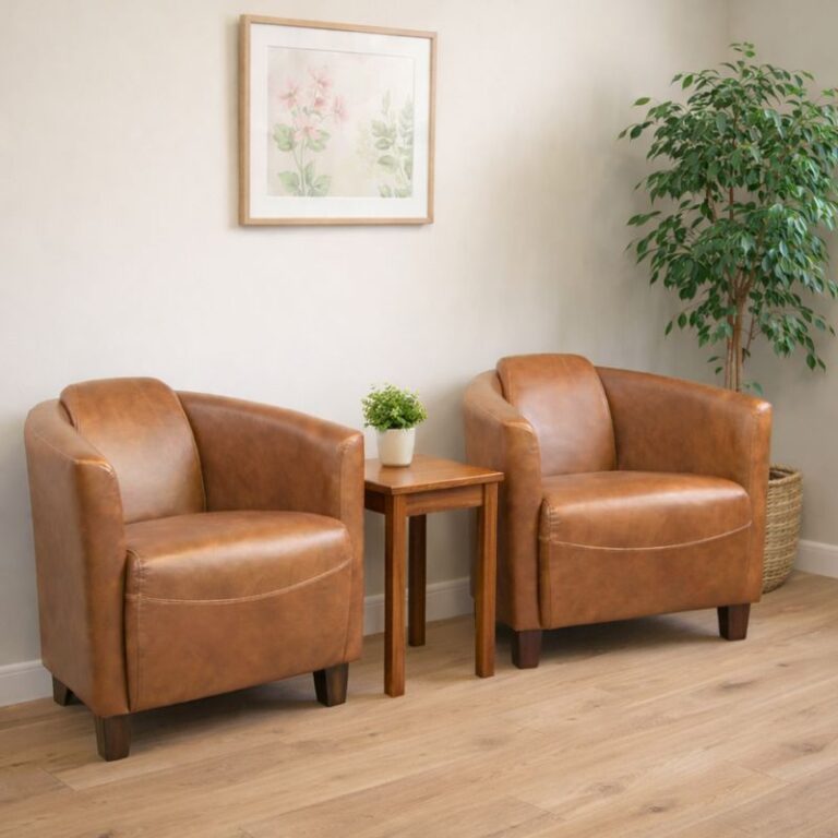 כורסת לאונג' מעוגלת